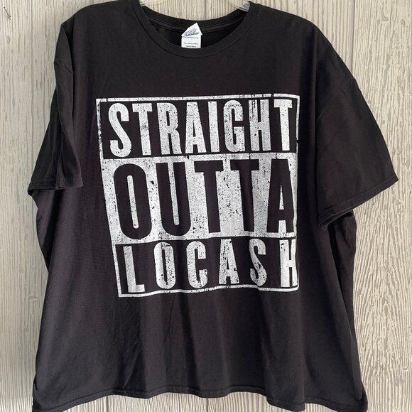 Straight Outta Locash 2XL T Shirt New NWoT Chris Rock Classic Comedy CB4 Movie - Picture 2 of 14